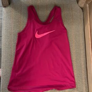 Fuchsia Nike work out tank top